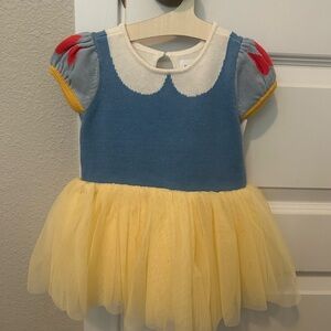 Snow White Inspired Kids Dress